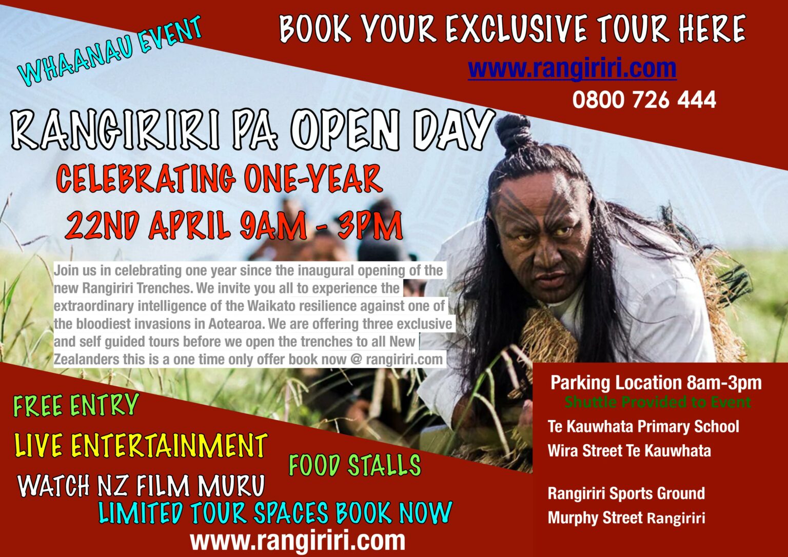 Rangiriri Pa Open Day – Te Kauwhata College